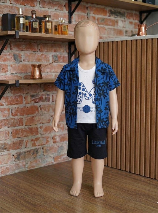 "PALM BREEZE"3- piece set (1-2 years & 3-4 years)