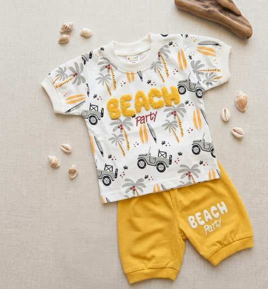 BEACH PARTY||2-piece set (3-9 months)