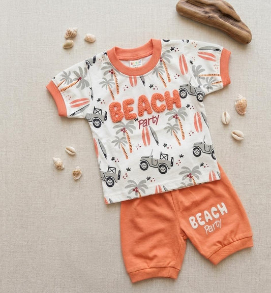 BEACH PARTY 2-piece set (3-9 months)