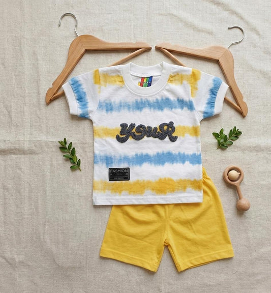 TIE-DYE|| 2- piece set(3-9 months)